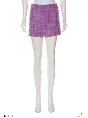 Alice + Olivia Lavender mini skirt